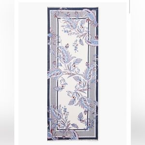 Talbots WINDING PAISLEY OBLONG SCARF Navy Cream Pink